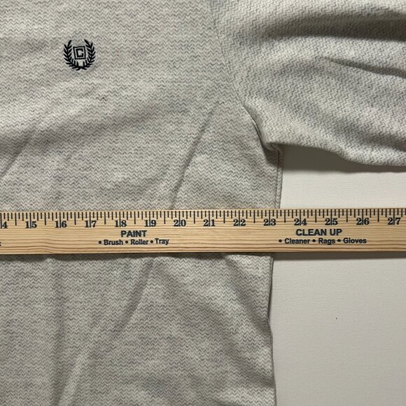 Chaps Sweater *NWT 1/4 Zip Pullover Preppy Casual Light Gray Men's size XL - Picture 5 of 7